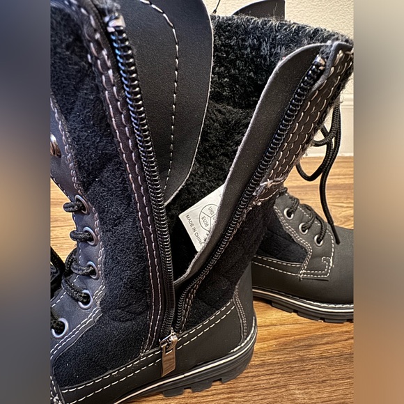 POLAR Womens Memory Foam Thermal Waterproof Snow Boots size 7 - Picture 11 of 11